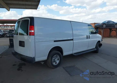 2023 Chevrolet Express Cargo Rwd 2500 Extended Wheelbase Wt из США, поврежденный, VIN 1GCWGBFP3P1234319